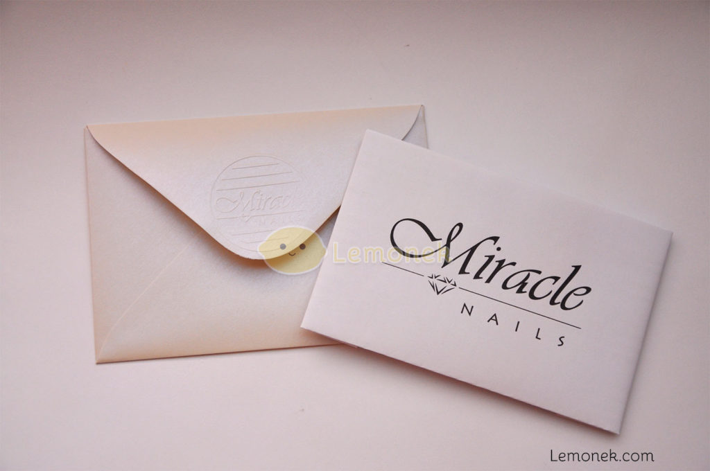 kurs dvd wytłoczenie logo koperta miracle nails