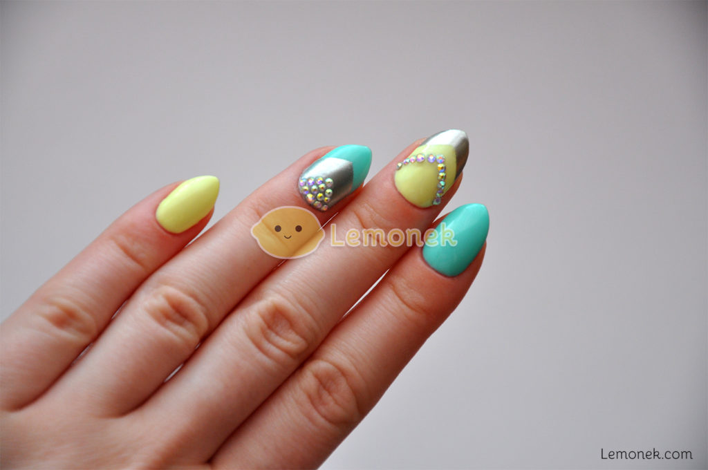 paski feather polish french naklejki recenzja lemonek blog paznokcie nails
