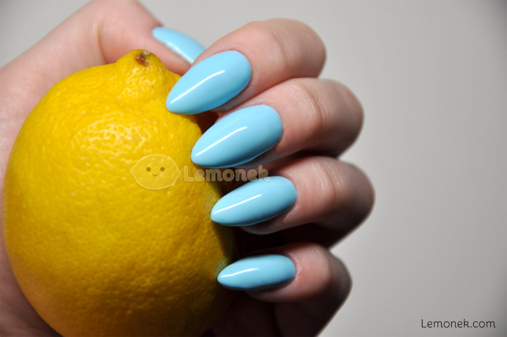 paznokcie po lemonek blog recenzja neonail pstel blue